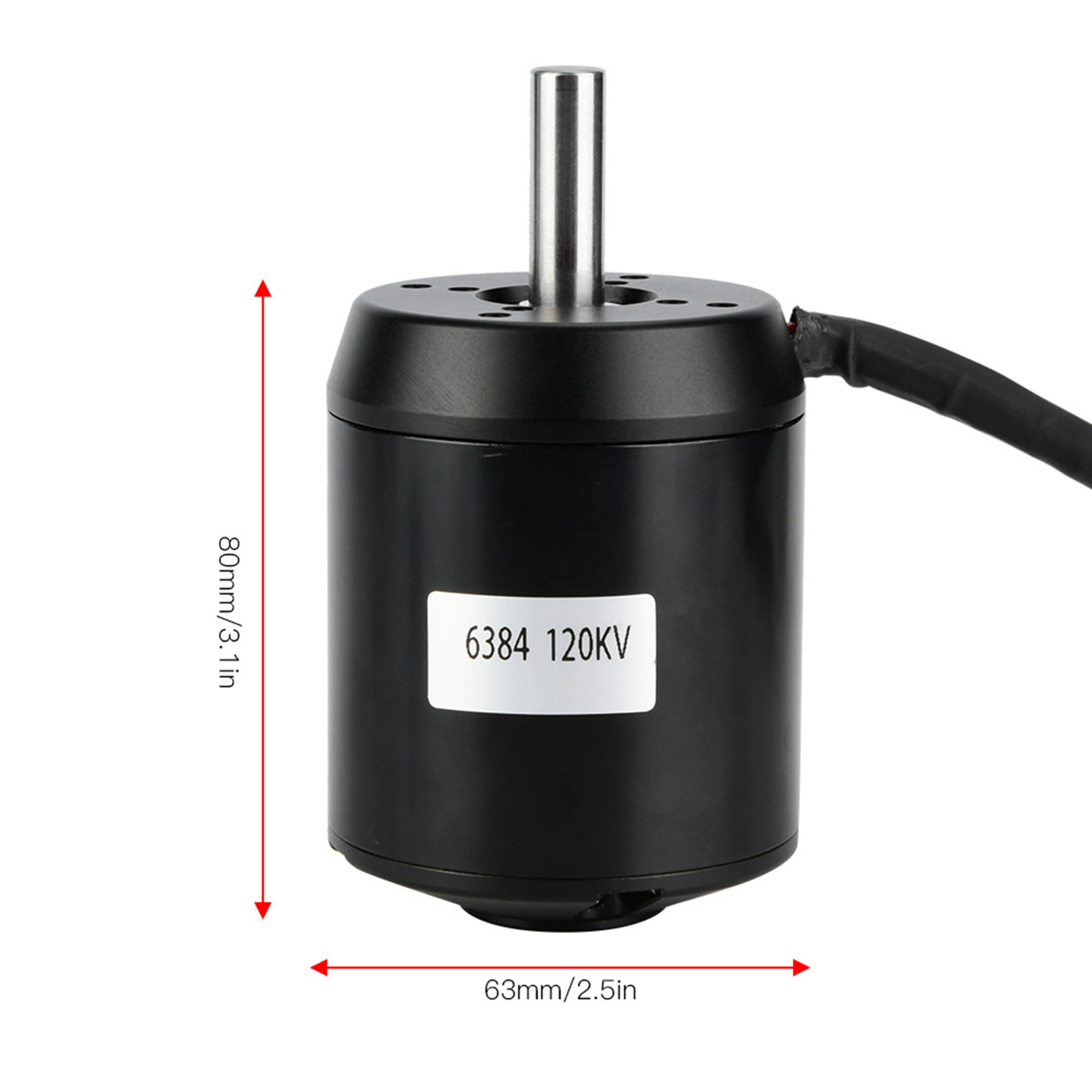 محرك BLDC خارجي بدون فرشاة مع  - مراجعة 6384 Brushless Motor Sensored وسعره