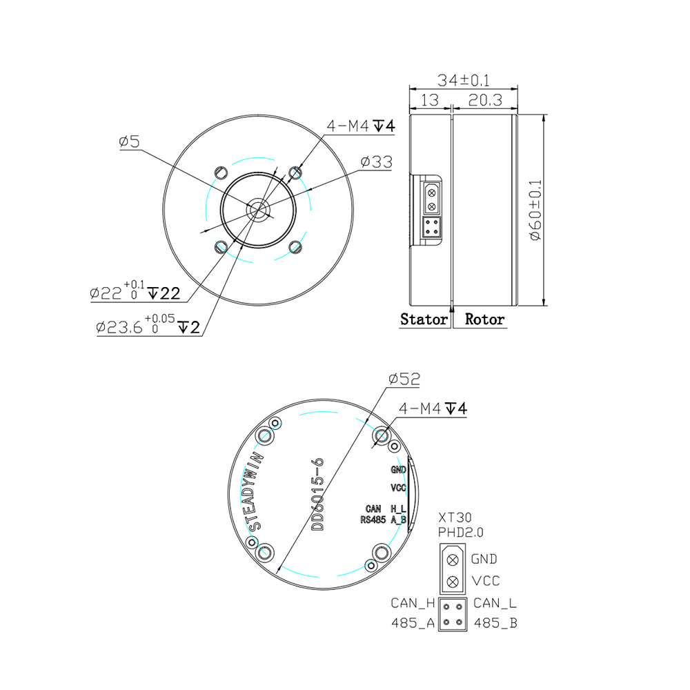 محرك سيرفو مباشر DD6015 - جيمب - مراجعة Direct Drive Servo Motor Robotics وسعره