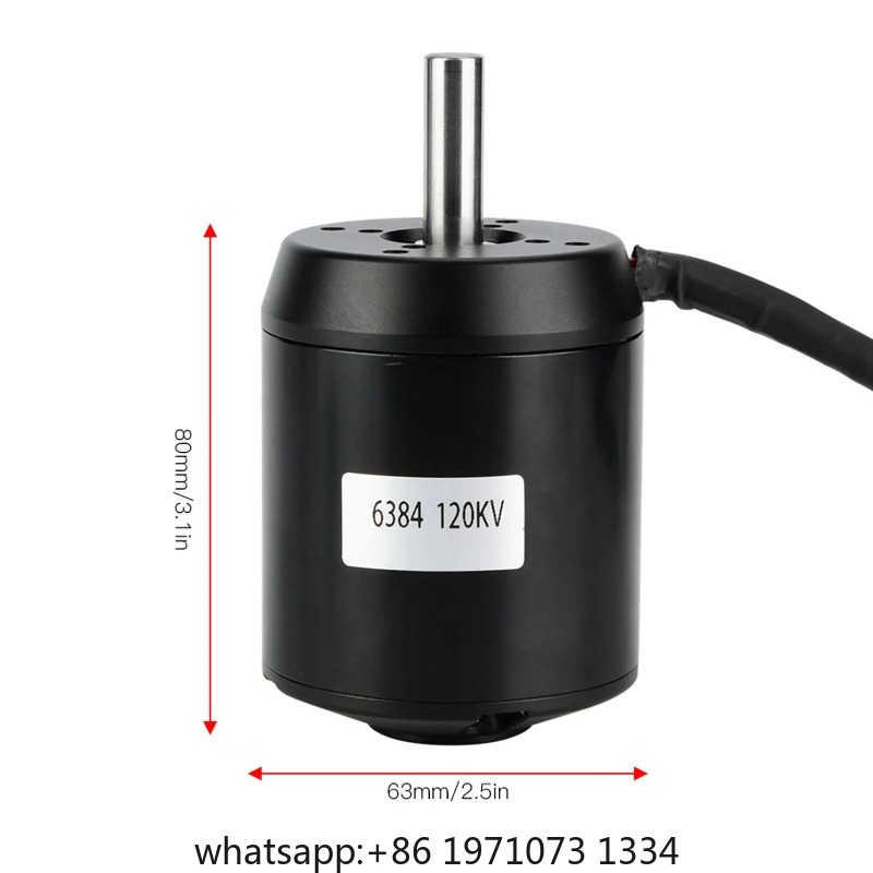 محرك BLDC خارجي بدون فرشاة مع  - مراجعة 6384 Brushless Motor Sensored وسعره