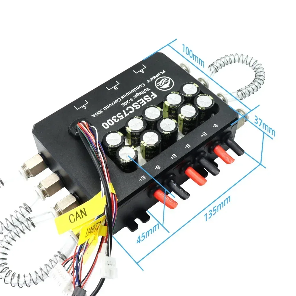 FlipSky FSESC 75300 84V قاعدة  - مراجعة Vesc 75300 High Current Esc وسعره