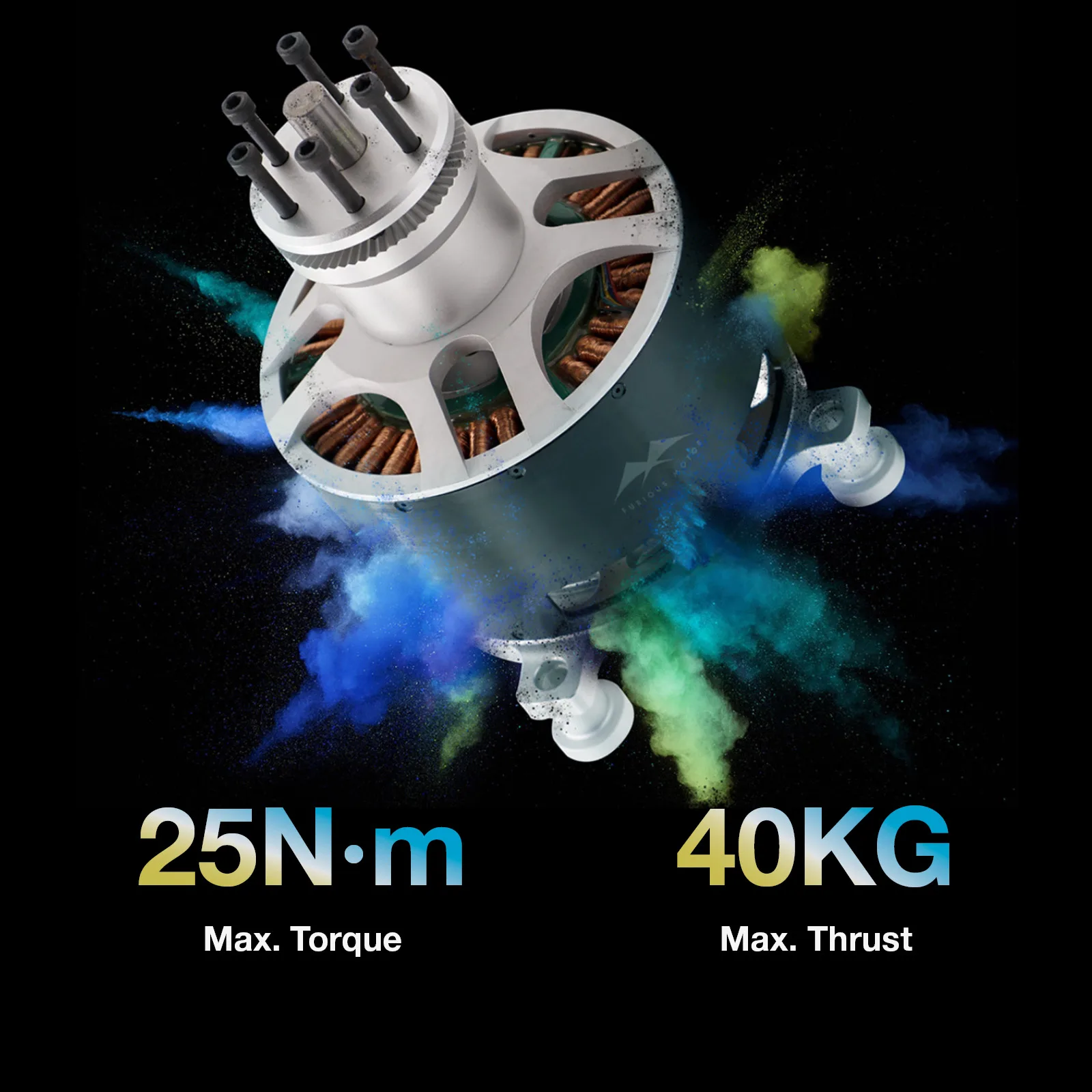 محرك تيار مستمر بدون فرشاة FRC - مراجعة 12090 Brushless Outrunner Motor وسعره