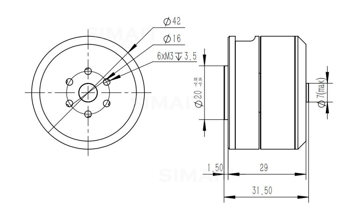 محرك محور BLDC طراز FOR DAMIAO - مراجعة Direct Drive Servo Motor Robotics وسعره
